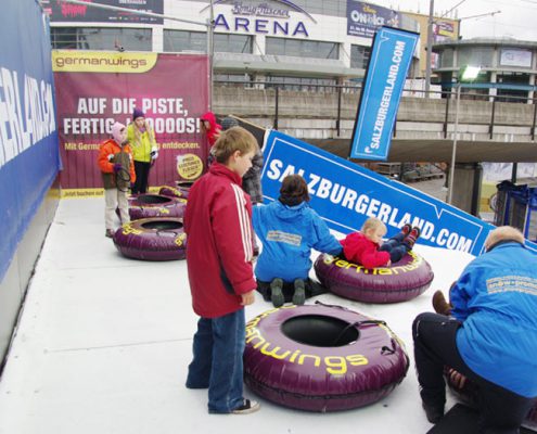 Schnee-Attraktionen snow+promotion Schnee-Attraktionen von snow+promotion im Sommer und Winter